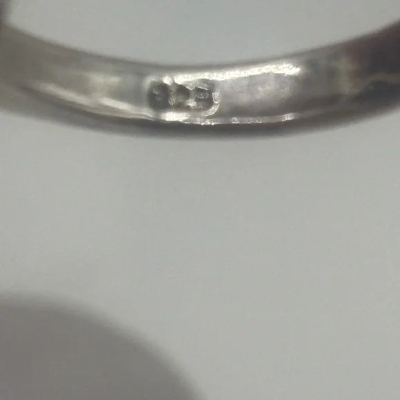 Sterling Silver 925 Sapphire Blue Cluster Ring NWOT - Picture 7 of 9